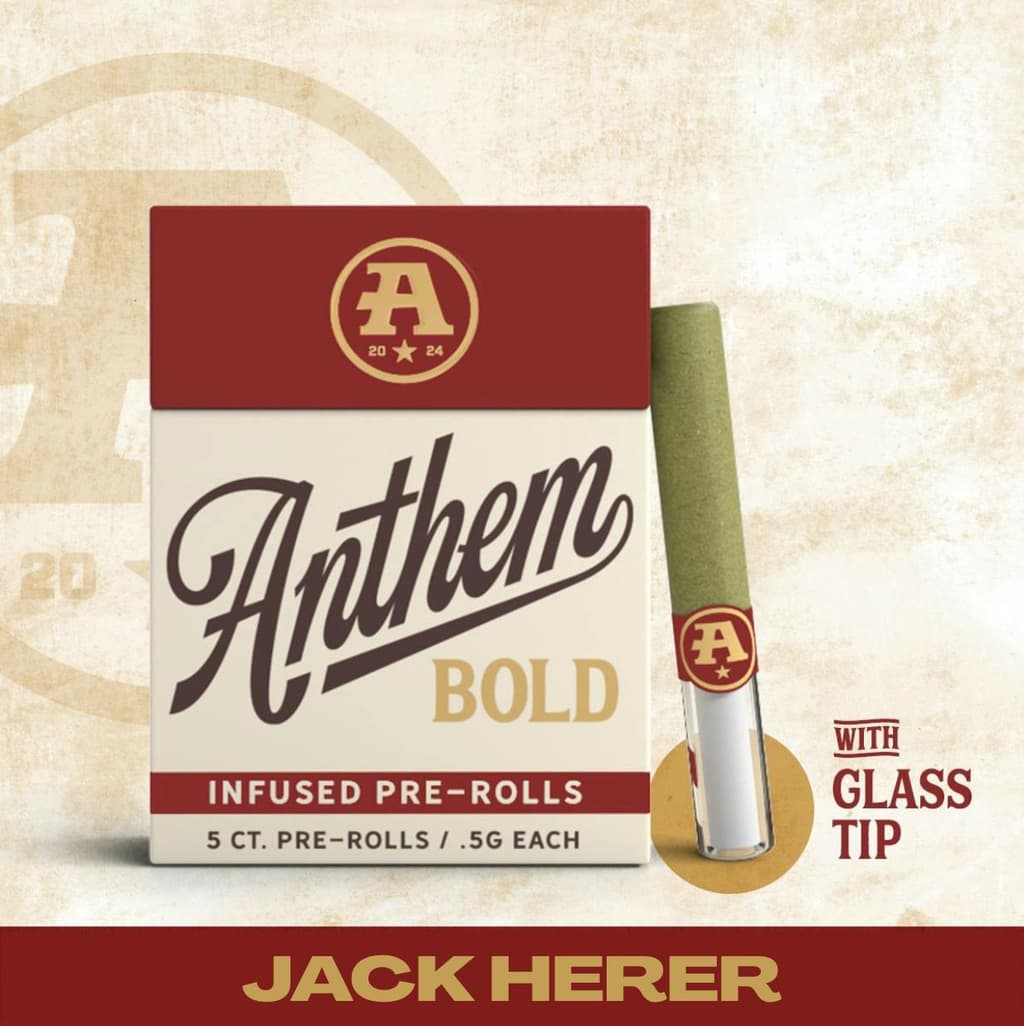 Bold Glass Tip Infused Jack Herer Pre-Roll pack (o.5g ea | 5-pack