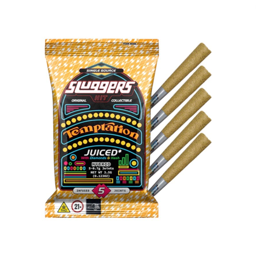Juiced Temptation - Infused Pre-rolls 5pk - The Flowery NY