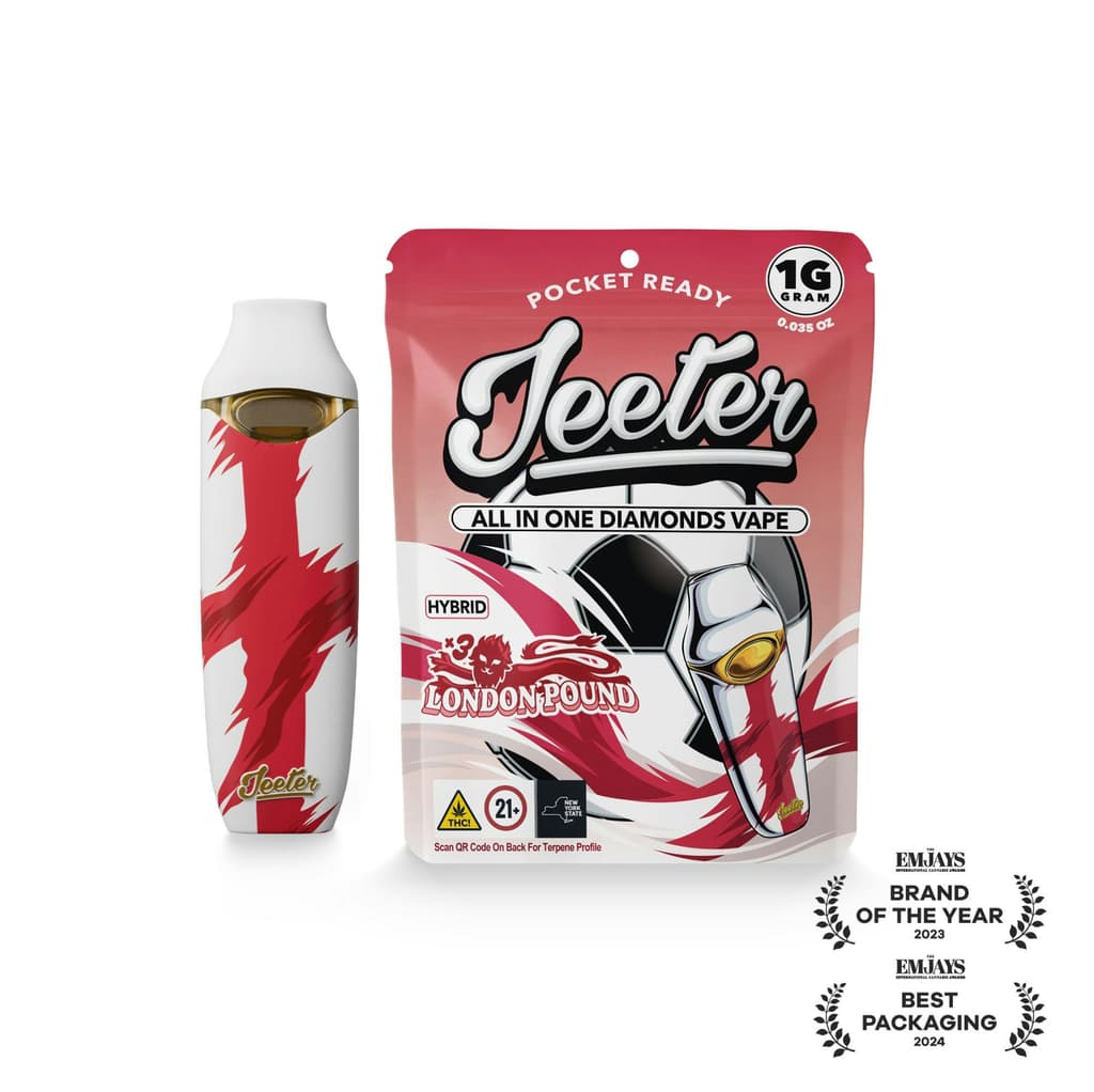 World Cup Edition London Pound 1g Liquid Diamond Vape - The Flowery NY