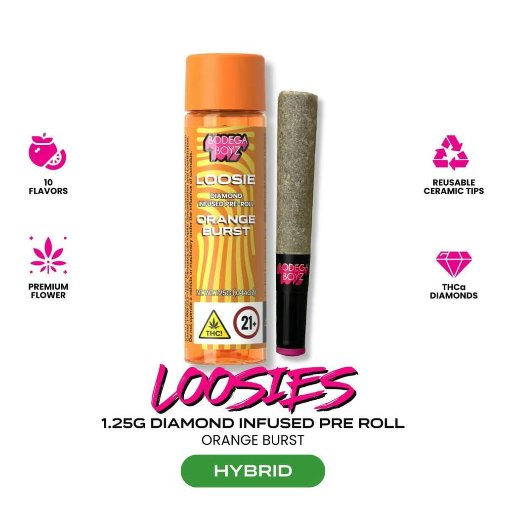 Loosies | Orange Burst | 1.25g | Diamond Infused - The Flowery NY