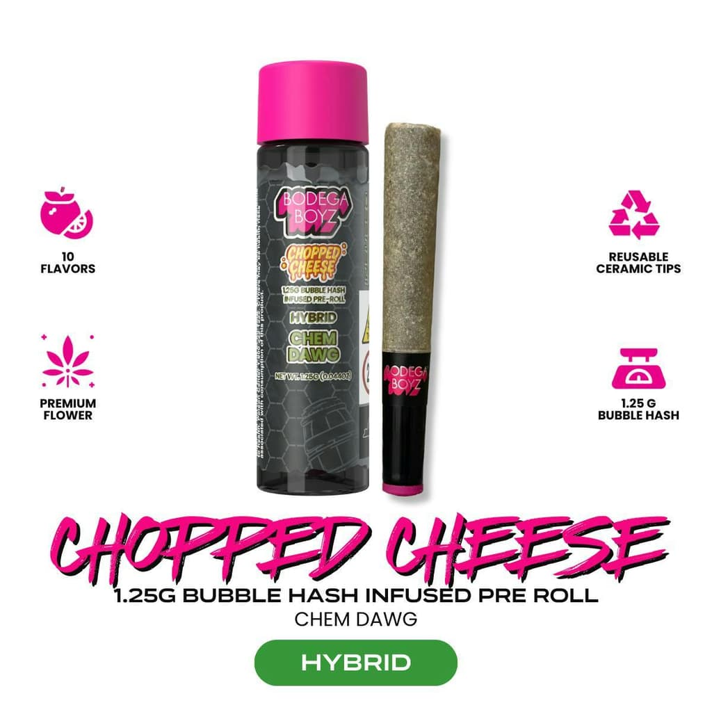 Chopped Cheese | Chem Dawg | 1.25g | Bubble Hash Infused - The