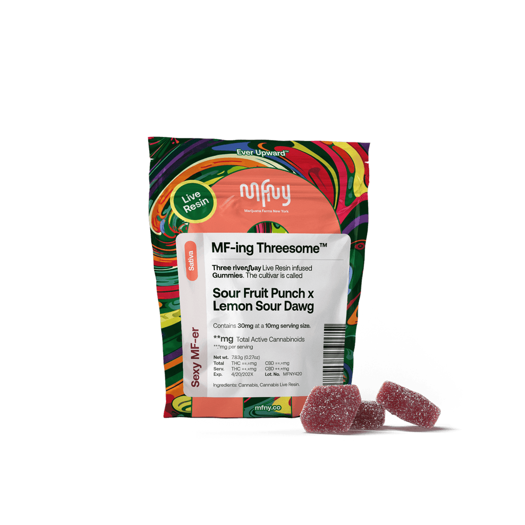 Sour Fruit Punch x Lemon Sour Dawg Live Resin Gummies | 3 pk - The