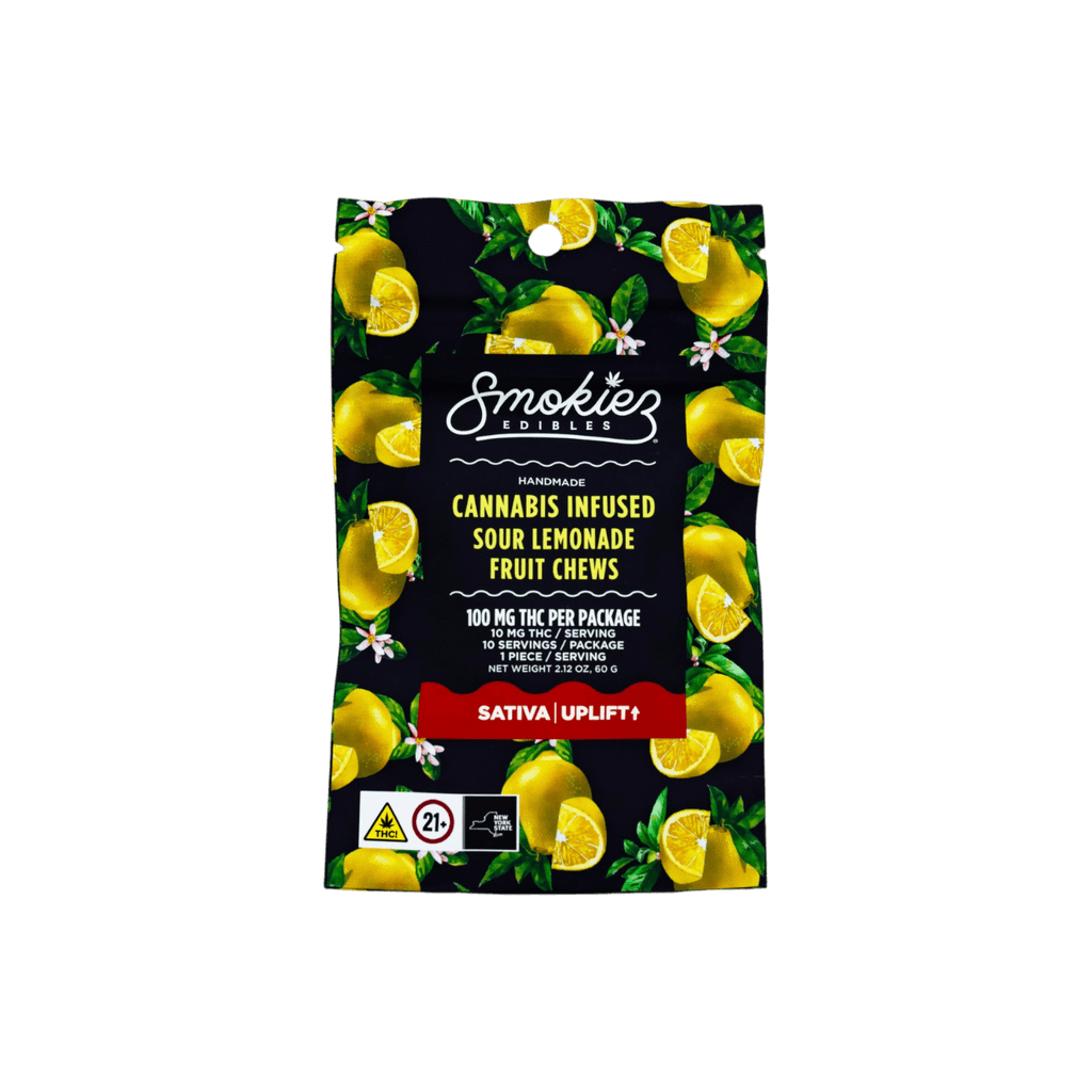 Smokiez Sour Lemonade 10pk 10mg Gummies - The Flowery NY