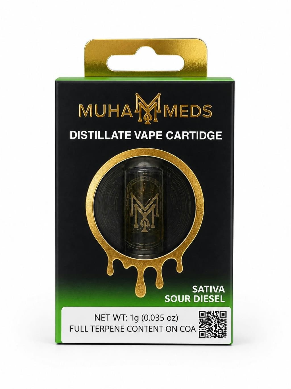 Muha Meds Super Sour Diesel Cartridge - The Flowery NY