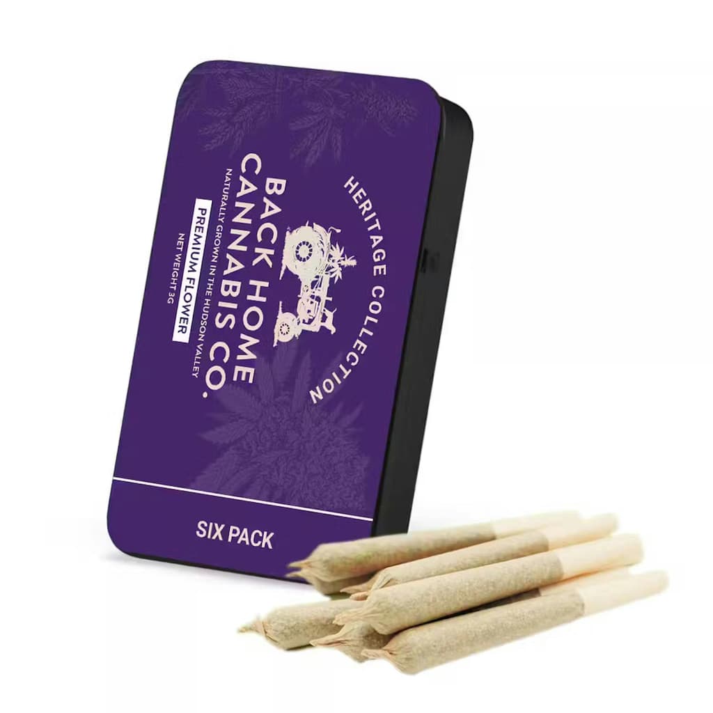 Back Home Cannabis Northern Lights 6pk Pre-rolls - The Flowery NY