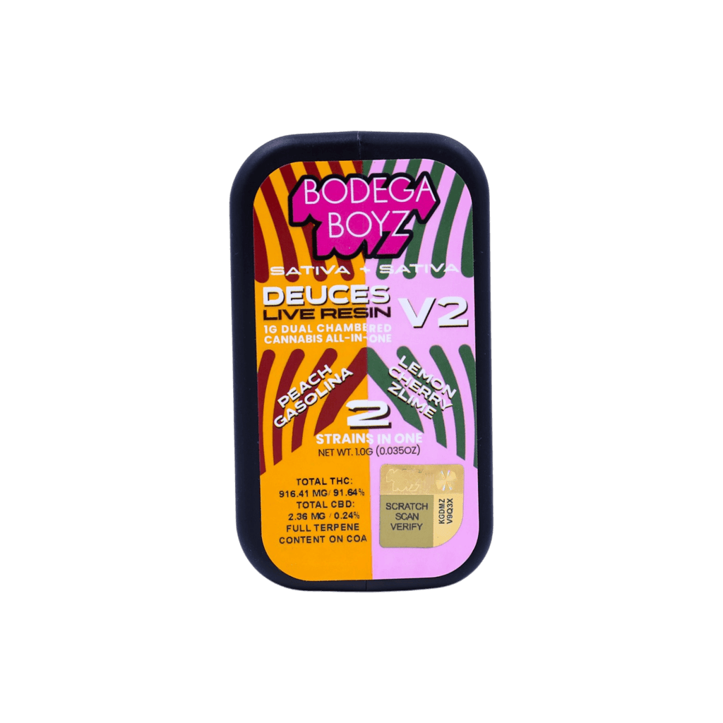 Bodega Boyz V2 Peach Gasolina x Lemon Cherry Zlime Dual Chamber