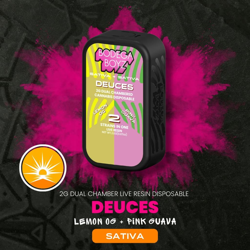 Lemon OG x Pink Guava | 2g | Dual Chamber Live Resin | Vaporizer