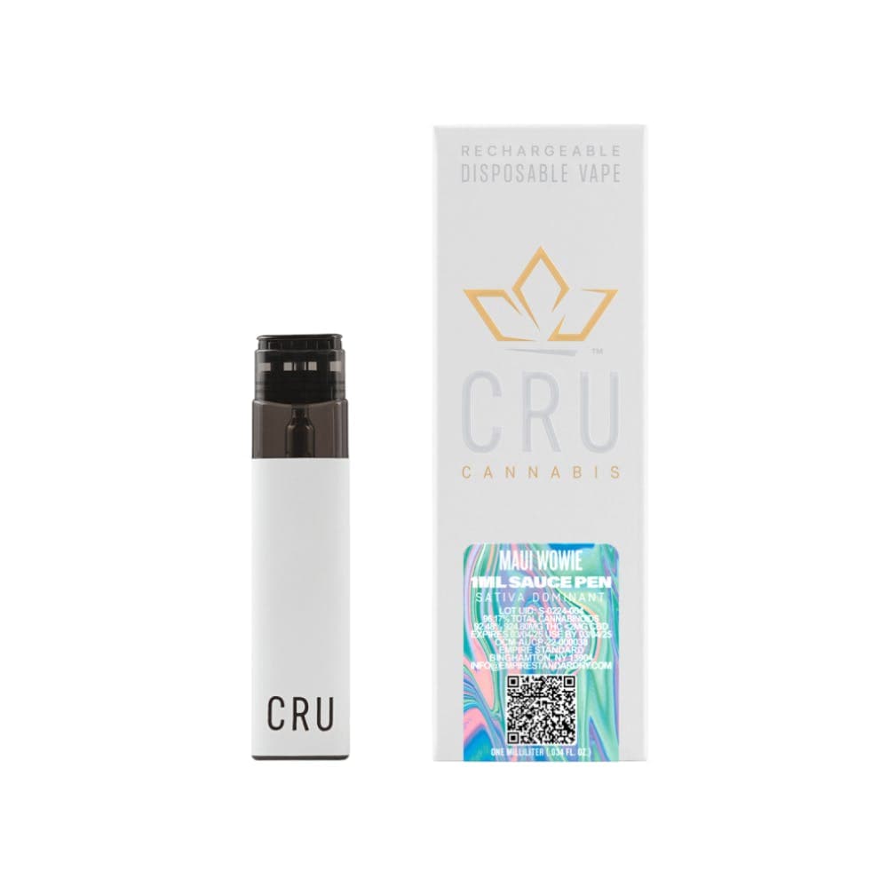 Maui Wowie CRDB70%リキッド Cru Maui Wowie Live Resin Vape - The Flowery NY