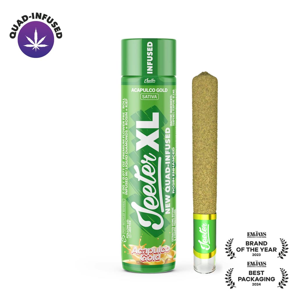 Acapulco Gold Quad-Infused XL Jeeter Joint | 2g - The Flowery NY
