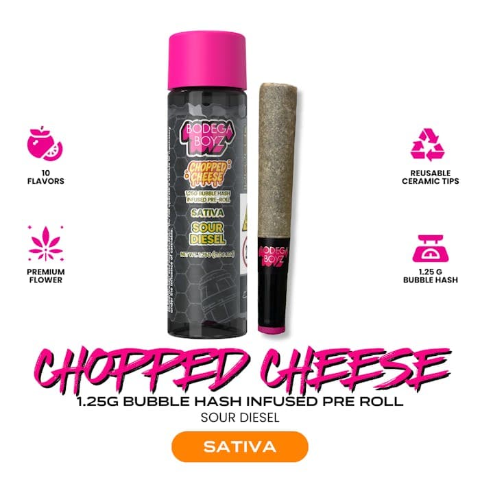Chopped Cheese | Sour Diesel | 1.25g | Bubble Hash Infused - The