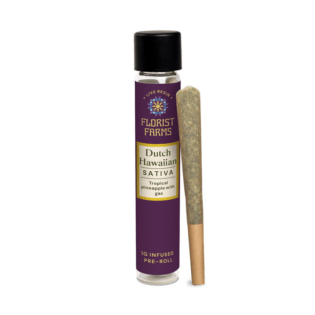 Florist Farms Dutch Hawaiian Live Resin Infused Pre-Roll - The