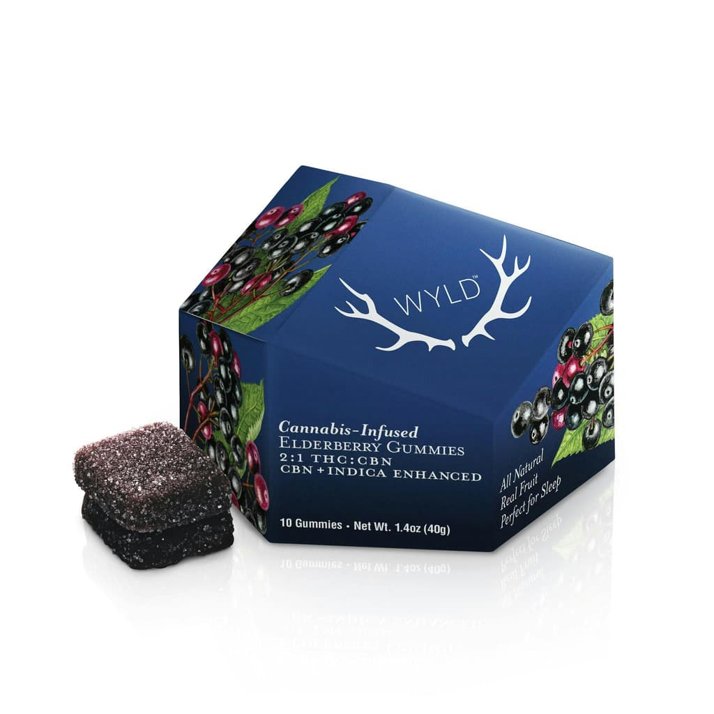 Elderberry 2:1 THC:CBN 10pk 10mg Gummies - The Flowery NY