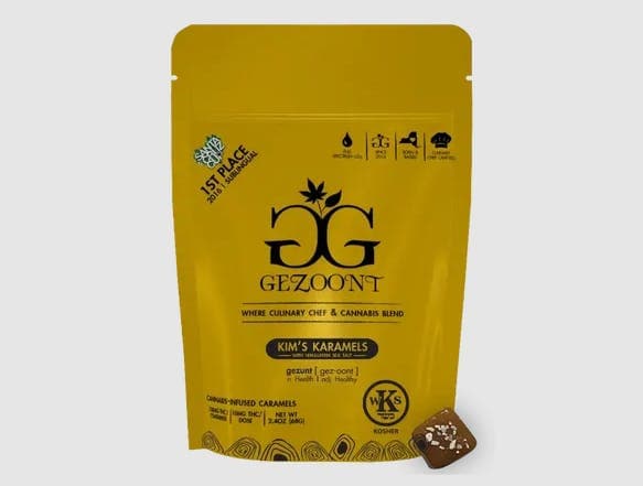 Gezoont Goodies Kim's Karamels 10pk 10mg - The Flowery NY