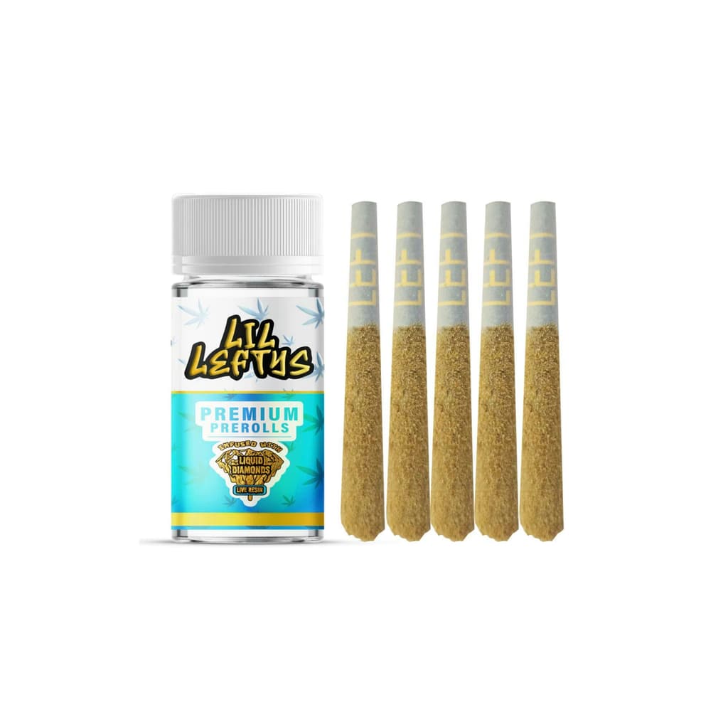 Left Coast Maui Wowie Infused Prerolls 5pk - The Flowery NY