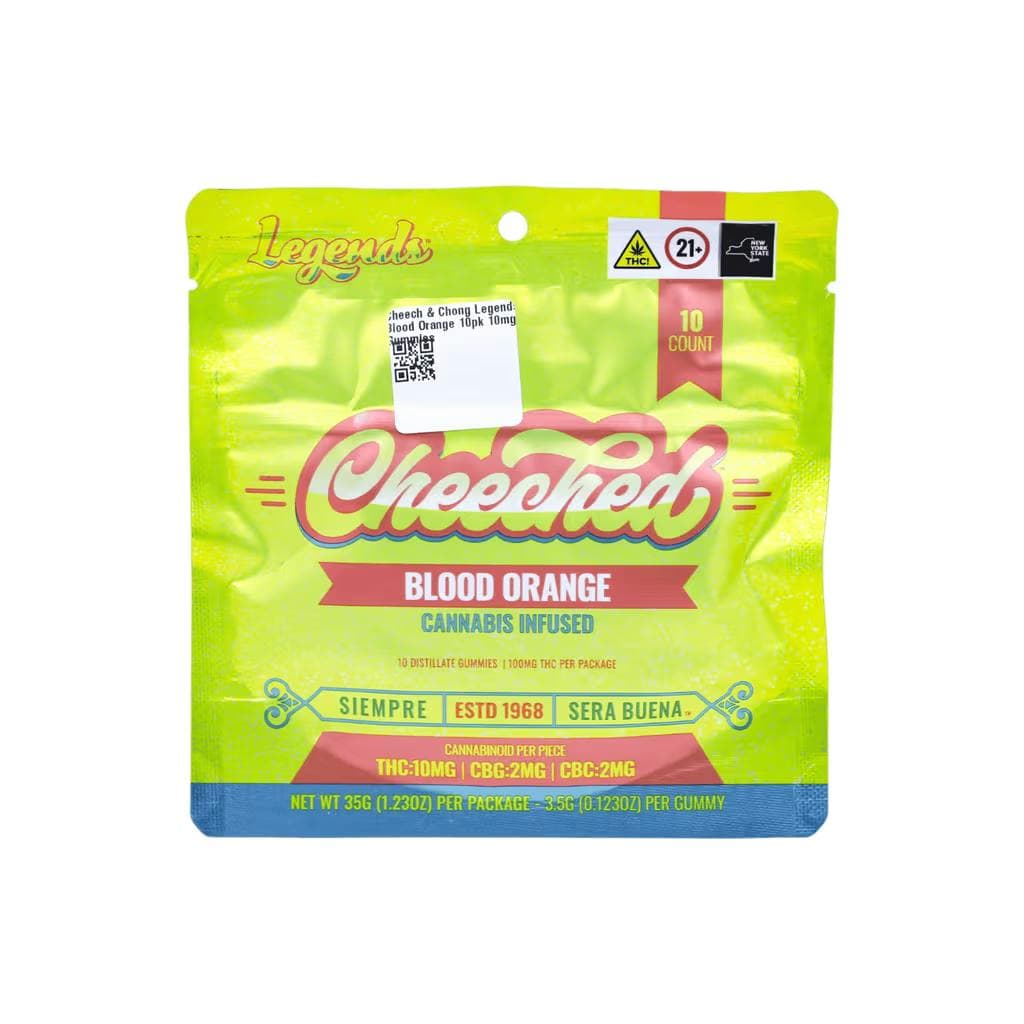 Cheech & Chong Legends Blood Orange 10pk 10mg Gummies - The Flowery NY