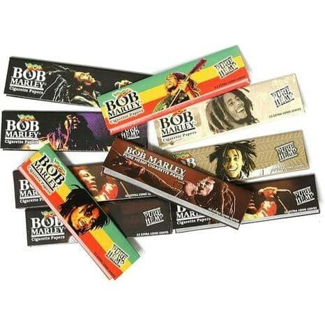 Bob Marley King Size Pure Hemp Rolling Papers 33pk - The Flowery NY
