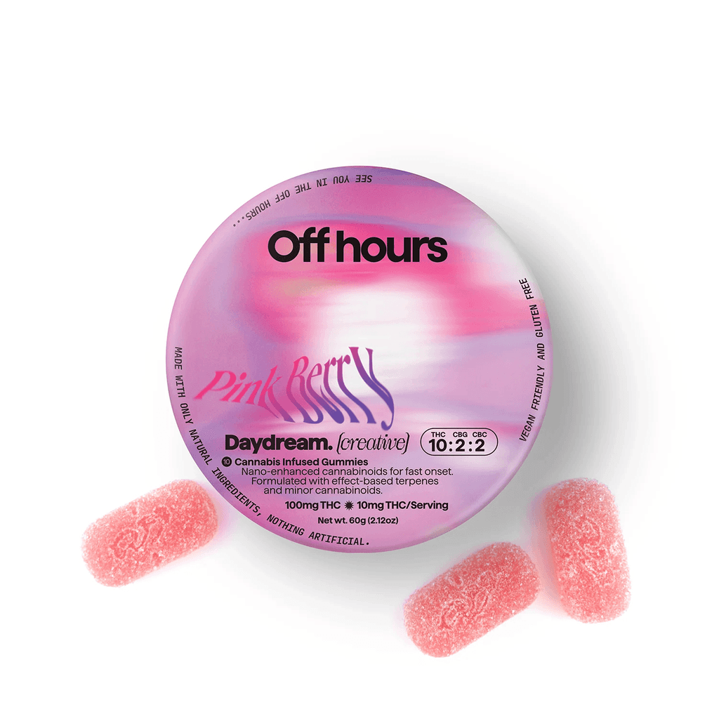 Daydream Pink Berry | 10mg:2mg:2mg | THC:CBG:CBC | 10pk - The