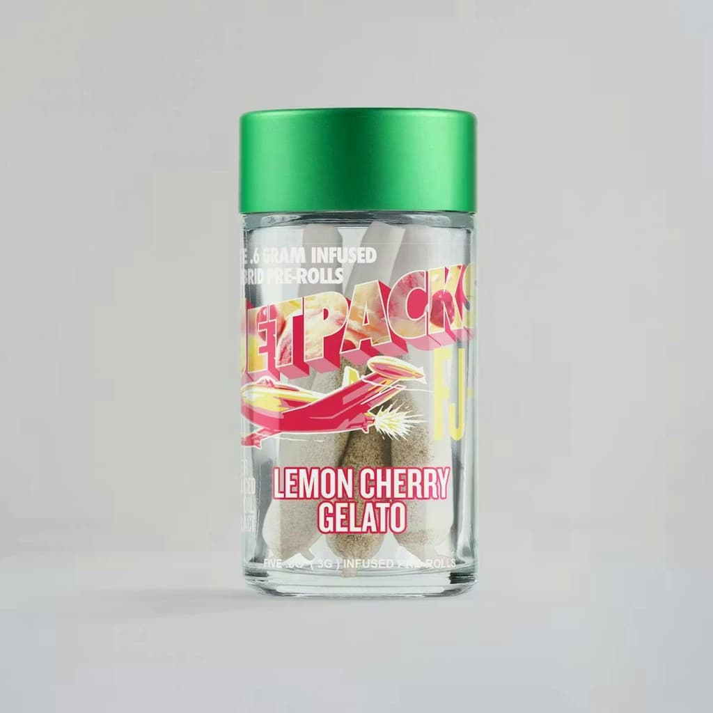 FJ-3 Lemon Cherry Gelato 5pk 0.6g Infused Prerolls - The Flowery NY