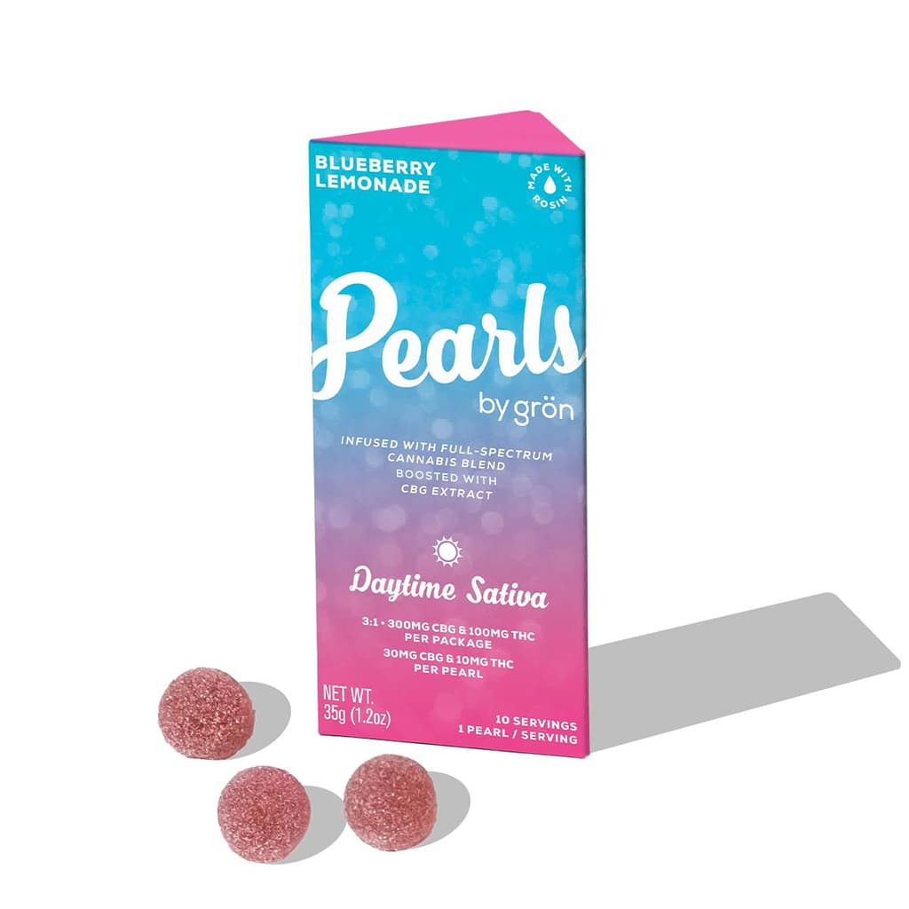 Blueberry Lemonade Pearls | 3:1 | CBG:THC | 30mg:10mg | 10pk - The