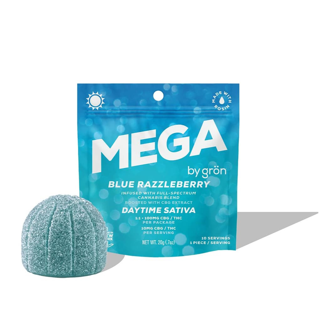 ◆苺◆ 1:1 Blue Razzleberry MEGA - CBG/THC - Daytime Sativa - The Flowery NY