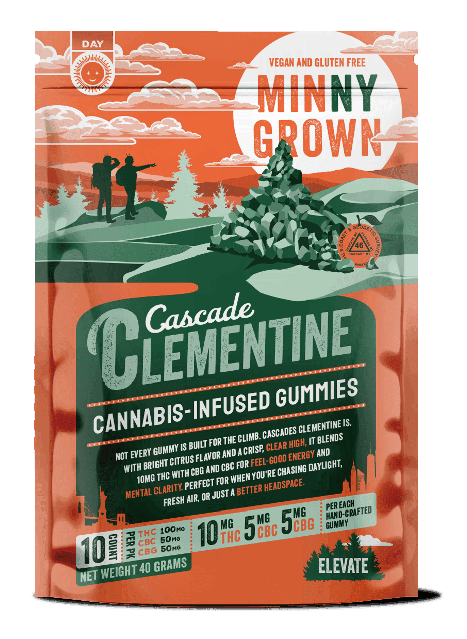 Minny Grown Cascade Clementine 10pk 10mg Gummies - The Flowery NY