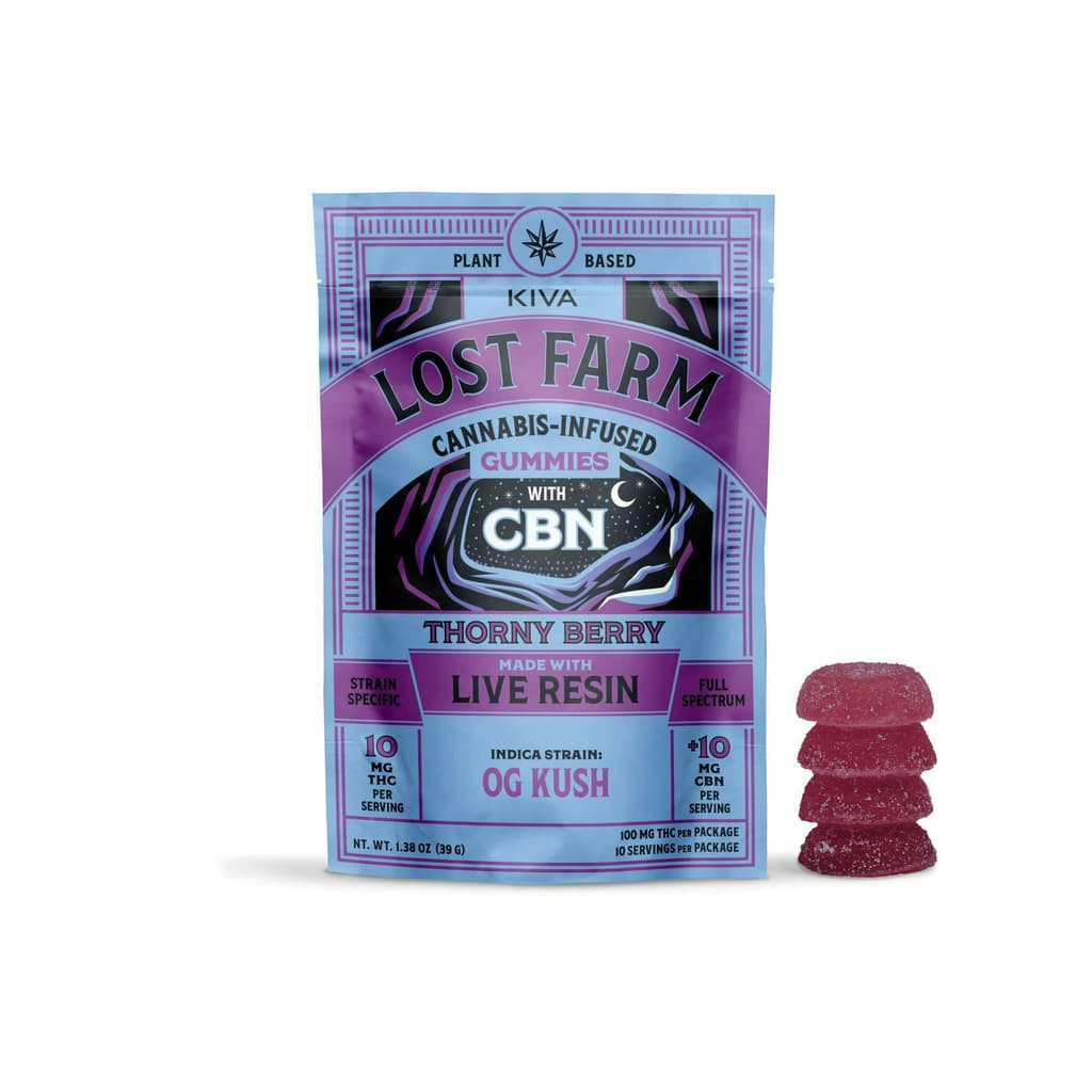 Thorny Berry X OG Kush | 1:1 | THC:CBN | 10pk | 10mg - The Flowery NY