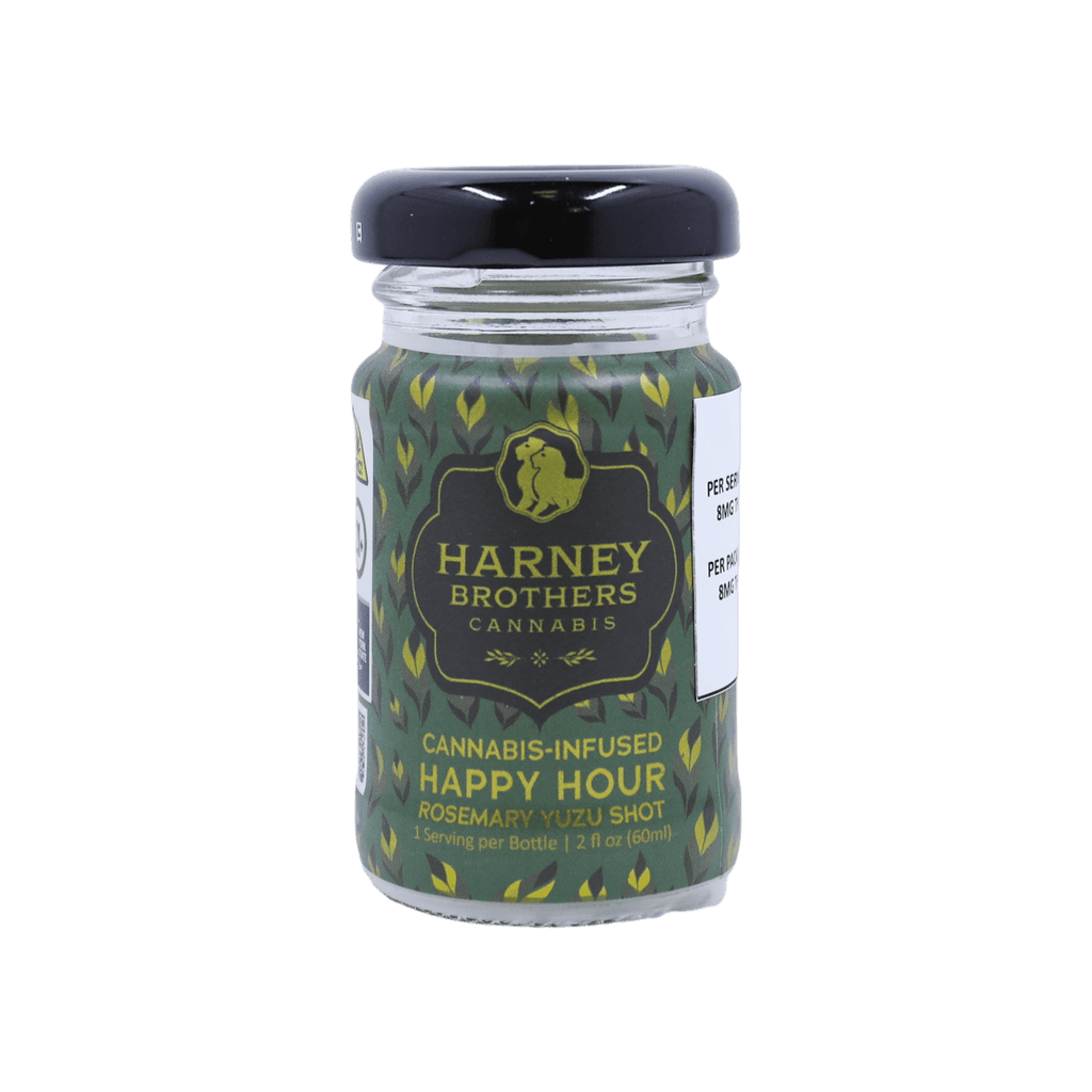 CANNABIS×Barbudos×yasuhide ono3点セット Harney Brothers Happy Hours Rosemary Yuzu 8mg Shot - The Flowery NY