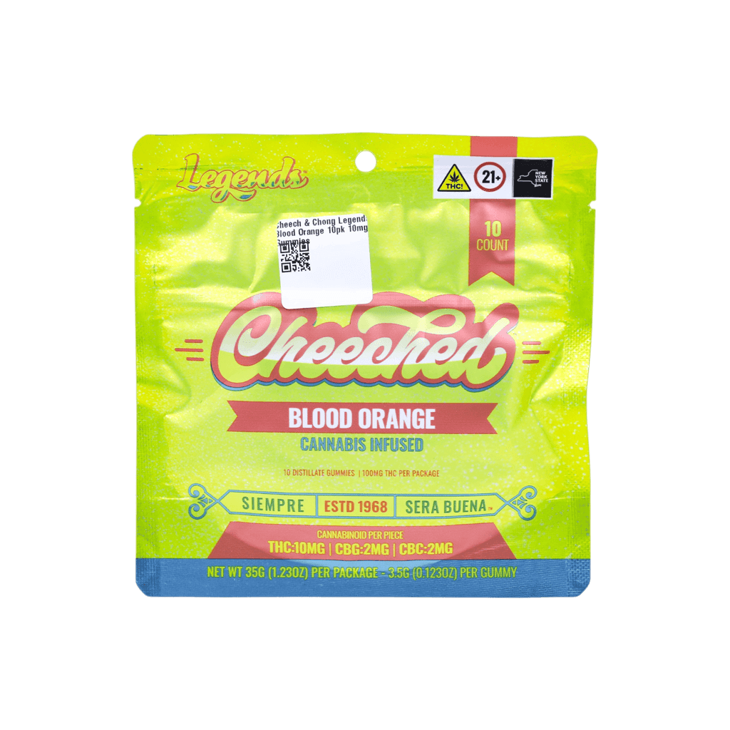 Cheech & Chong Legends Blood Orange 10pk 10mg Gummies - The Flowery NY