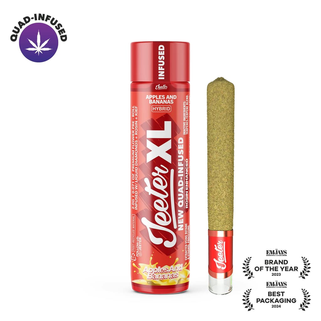 Apples and Bananas Quad-Infused XL Jeeter Joint | 2g - The Flowery NY