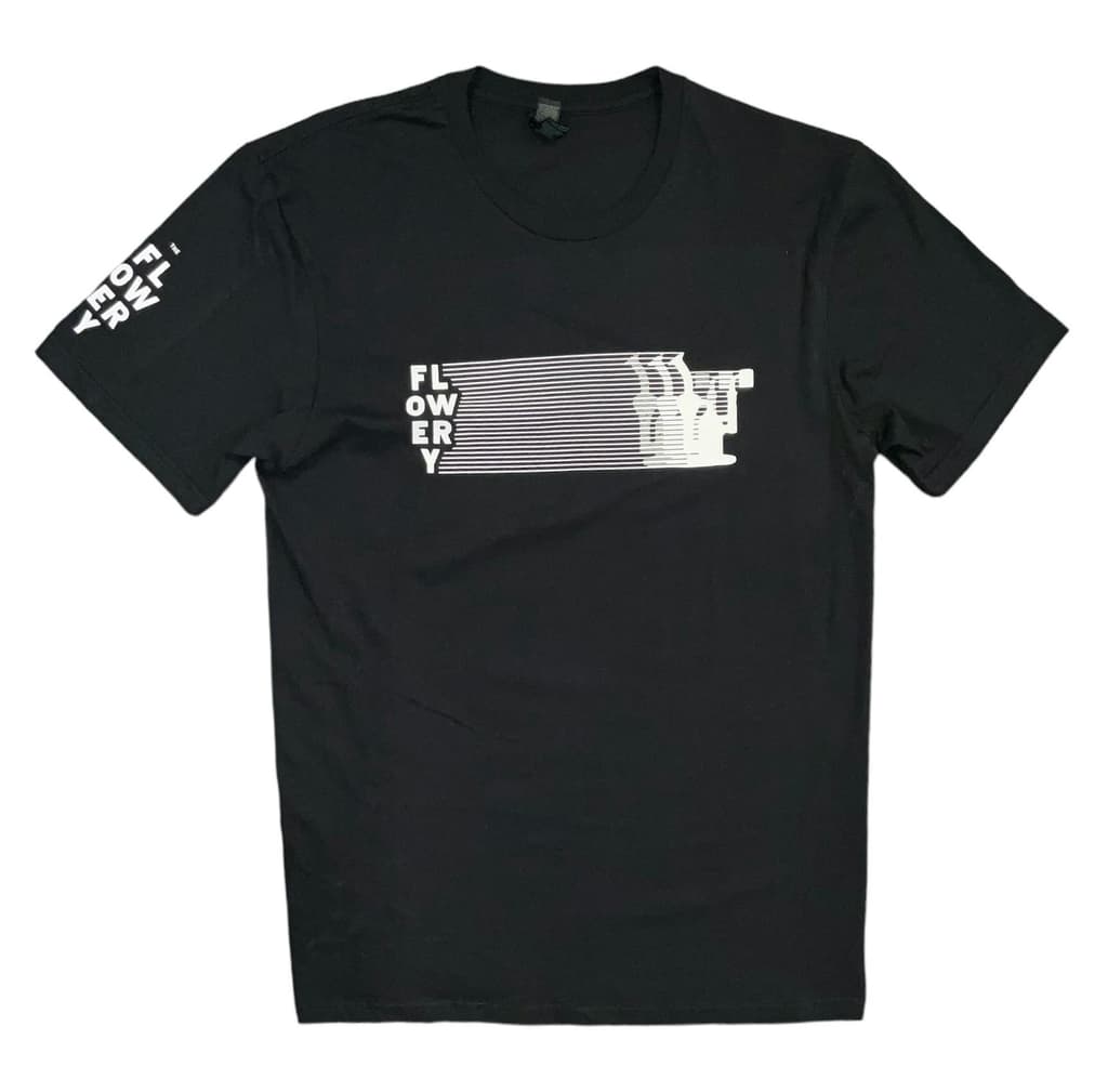 Flowery Black Tshirt M - The Flowery NY