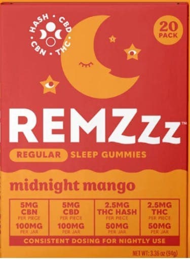 Midnight Mango 20pk 5mg Gummies - The Flowery NY