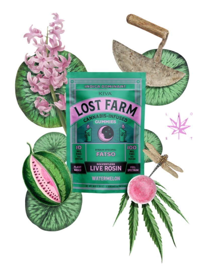 Lost Farm Pink Pineapple x Morocacan Peaches 10pk 10mg Live Rosin